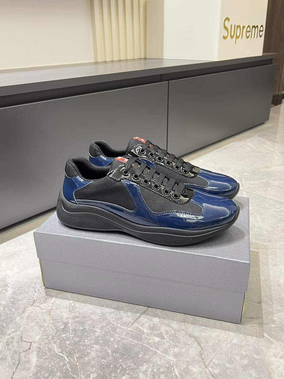 Men's Fashionable High-grade Cowhide Mesh Breathable Board Men's Shoes