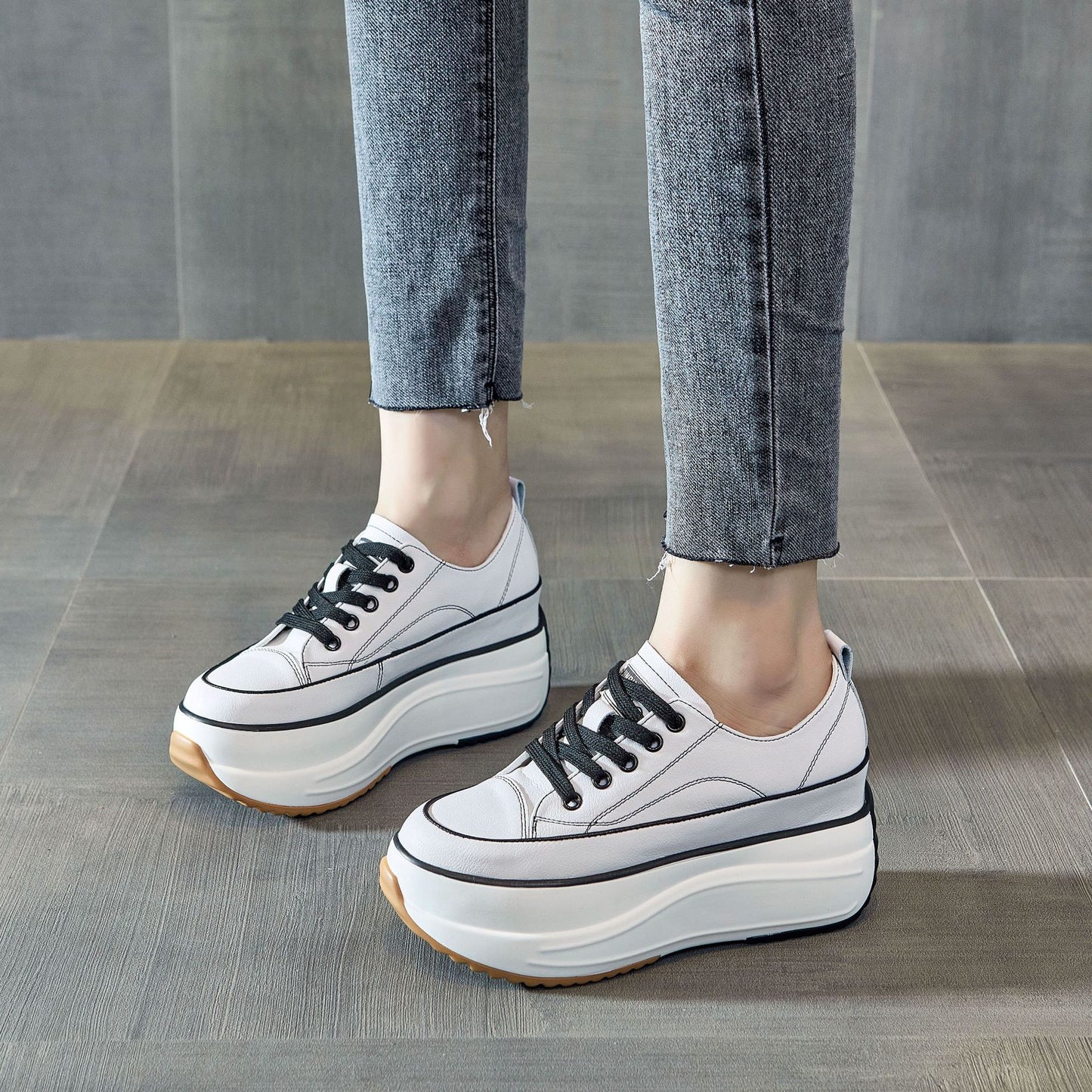 Women's Pumps Increased Fashion With Lightweight Korean Casual Shoes
