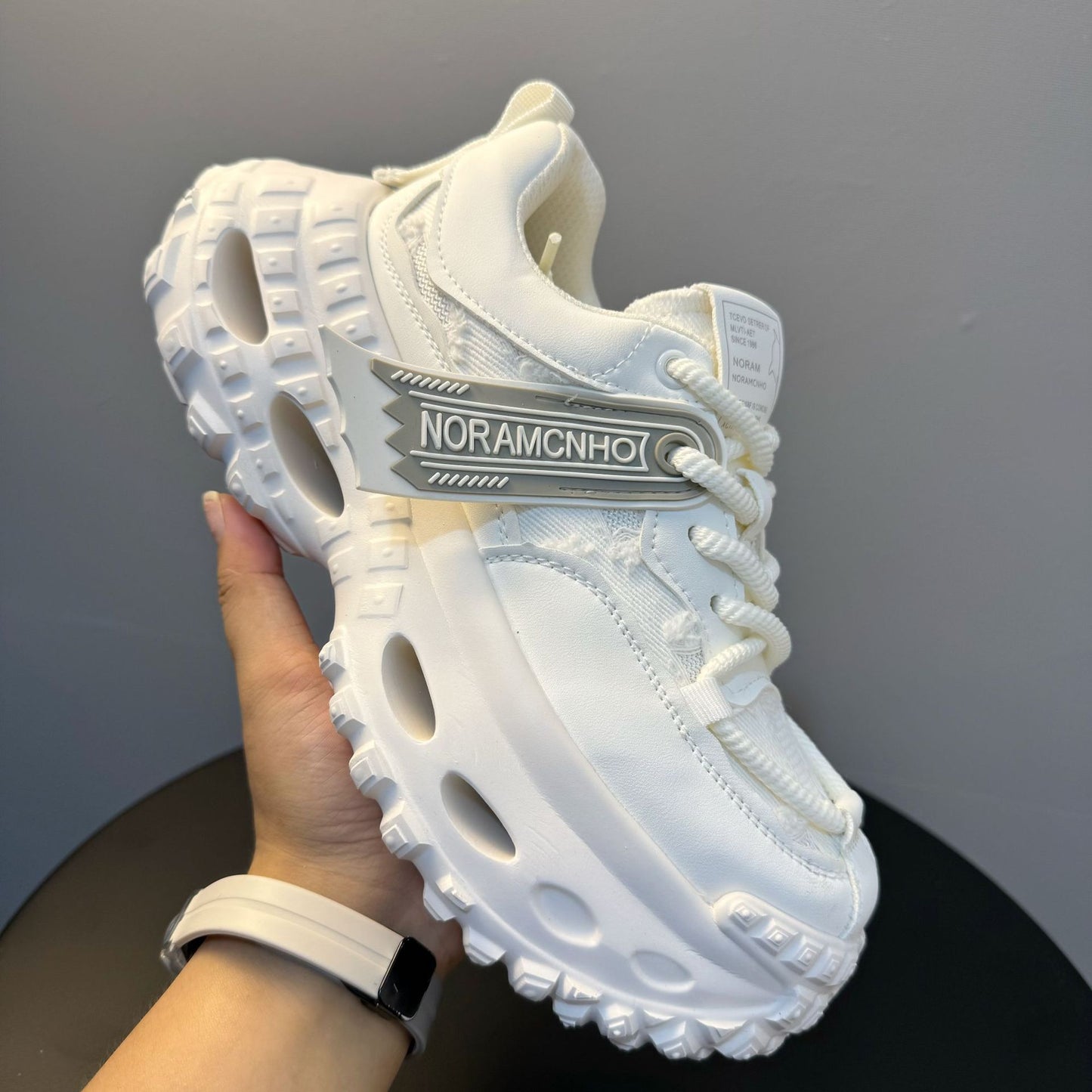 Men's Thick Bottom Heightened Daddy Distressed Couple Sneakers