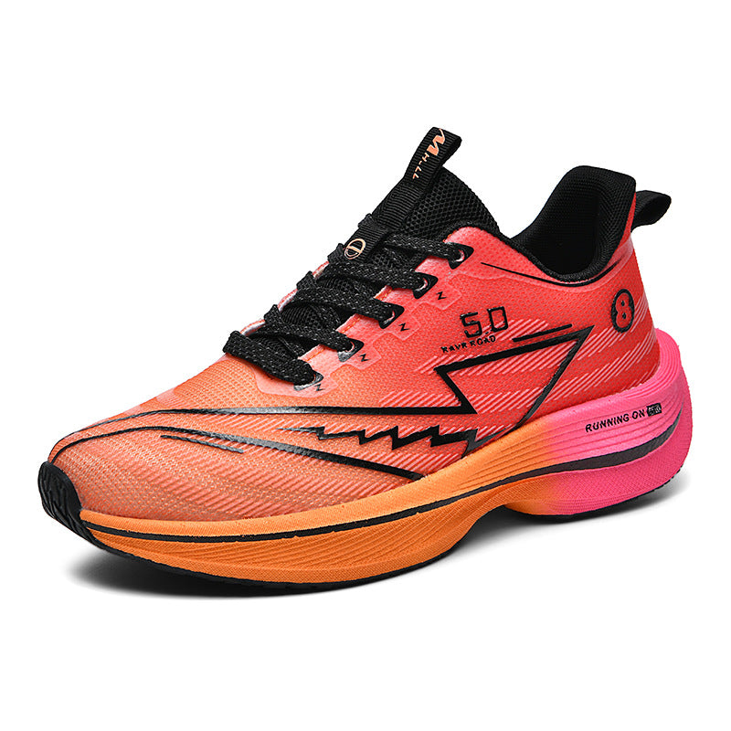 Women's & Men's Cotton Optional Carbon Plate Running Shock Sneakers