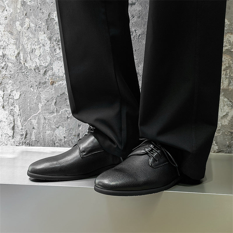 Men's Business Formal Leisure Wedding Height Increasing Insole Men's Casual Leather Shoes