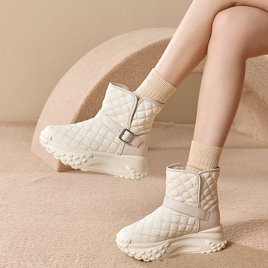 Women's Down Platform Winter Bread Thickened Northeast Snow Boots