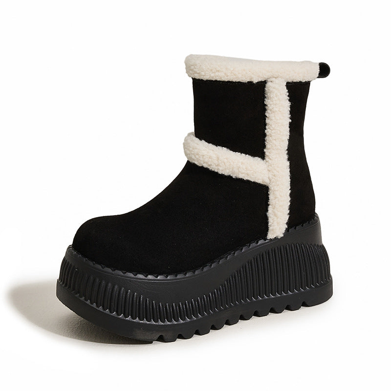 Women's Winter Plus Veet Warm Cotton Height Snow Boots
