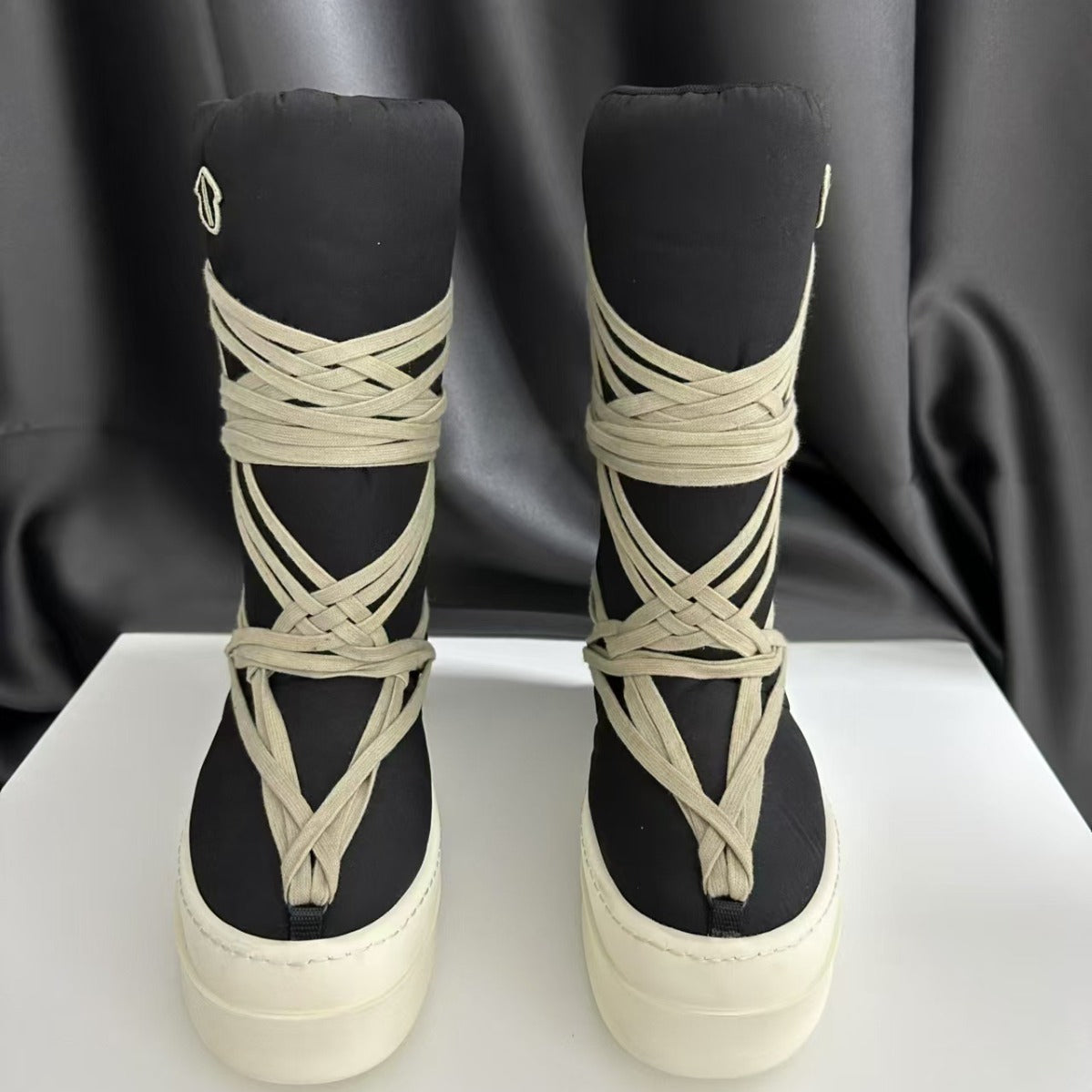 Winter Down Waterproof Thick Bottom Creative Snow Boots