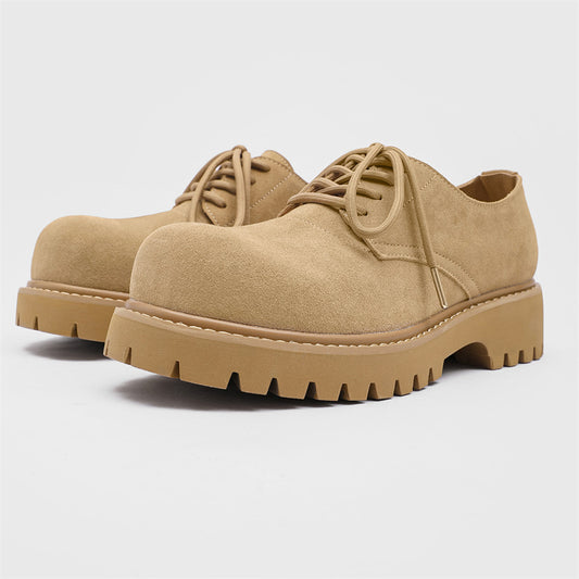 Men's Derby Summer Martin Vintage Thick Bottom Leather Shoes