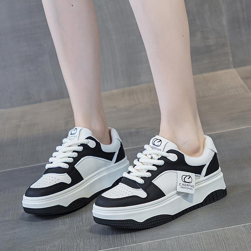 Women's Platform White Spring Fashion Sports Sneakers