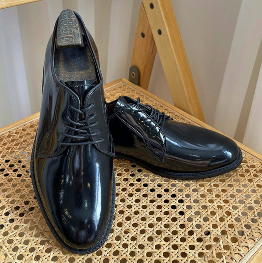 Men's Frosted Calfskin Business Formal Wear Derby Leather Shoes