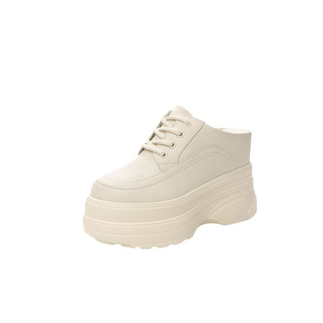 Women's Slip-on Inner Height Increase Mesh Surface Slippers