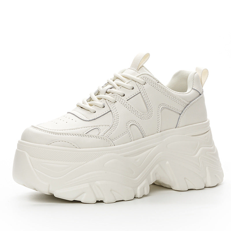 Women's Spring Dad Breathable Sports Platform Height Women's Casual Shoes