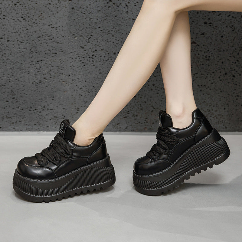 Women's & Men's Platform Dad Autumn Fashion Height Increasing Men's Shoes