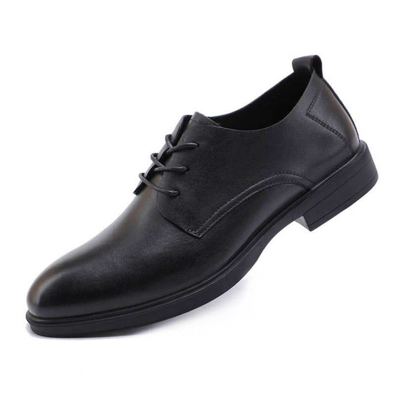 Men's Top Layer Cowhide Lace Up Authentic British Leather Shoes