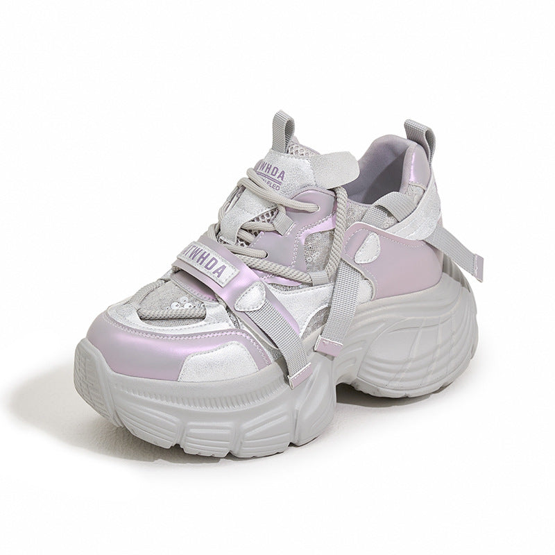 Women's Dad Summer Versatile Trendy Hollow Mesh Surface Sneakers