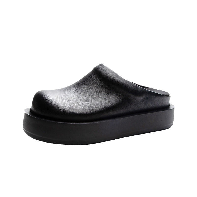 Women's Mickey Summer Outdoor Leisure Thick-soled Lazy Slippers