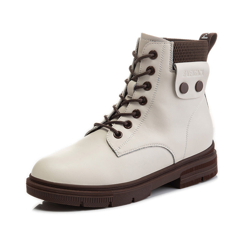 Women's Martin Thick Bottom Classic Style Short Boots