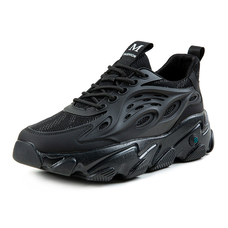 Men's Eagle Dell Dad Breathable Platform Black Extra Sneakers