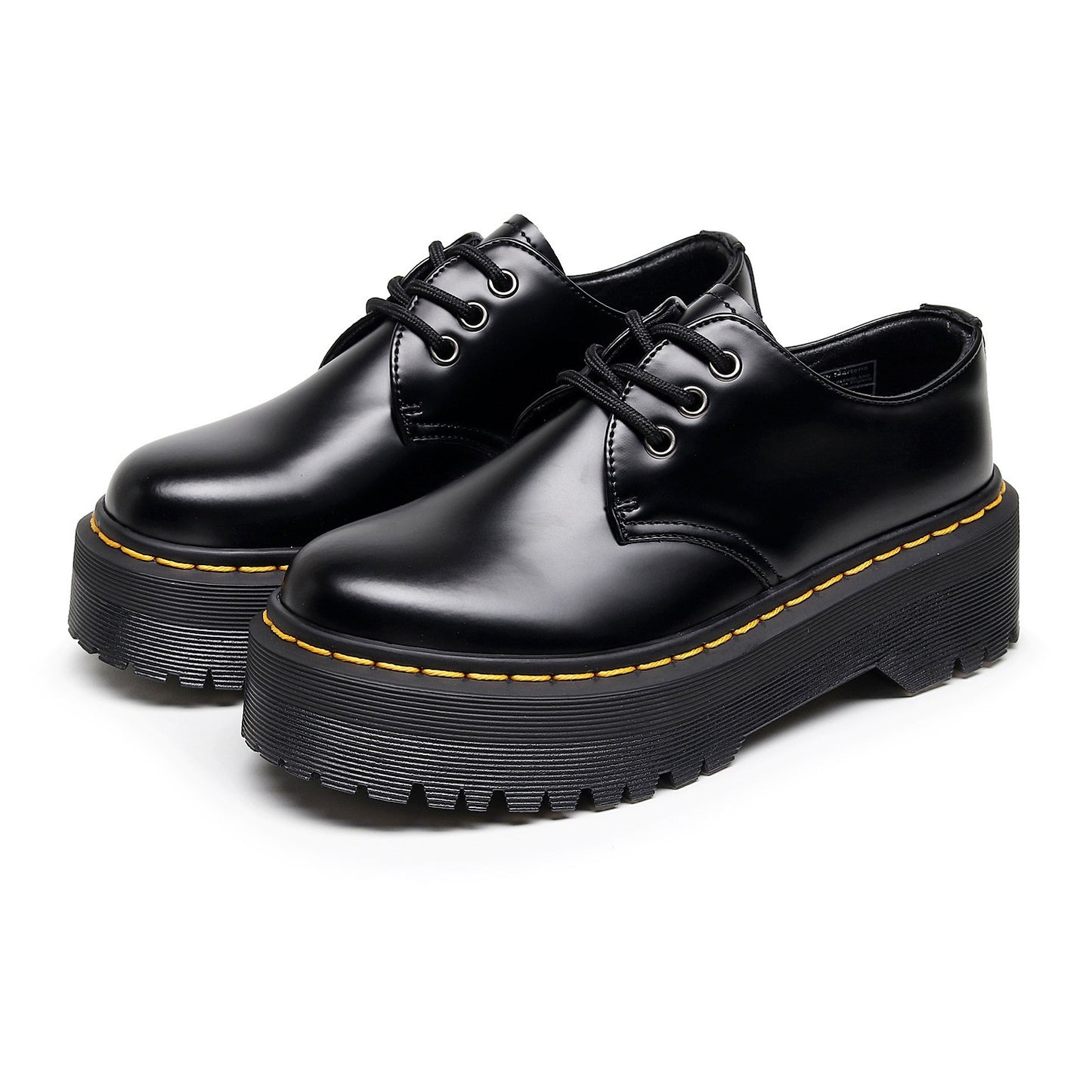 Thick-soled Martin Round Head Female Thick Bottom Casual Shoes