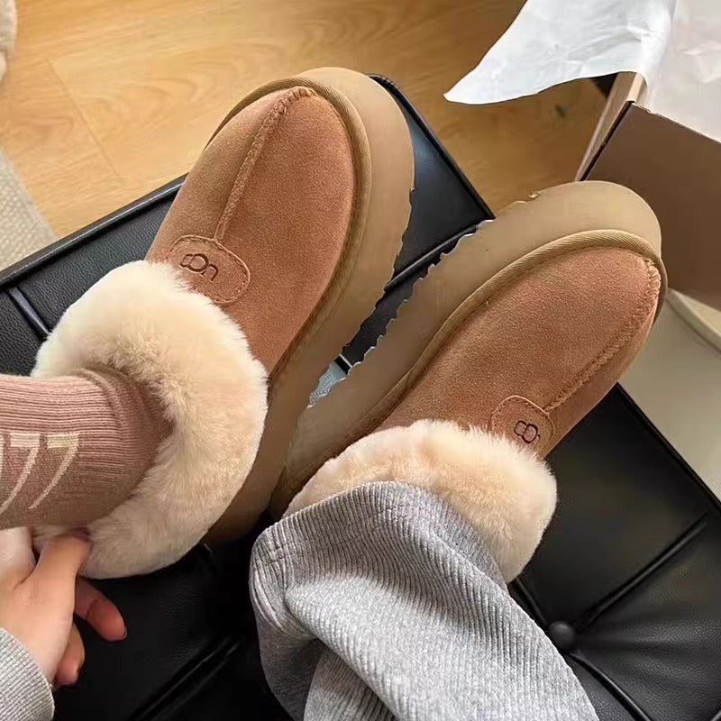 Women's Taster For One Pedal Cotton Platform Snow Boots