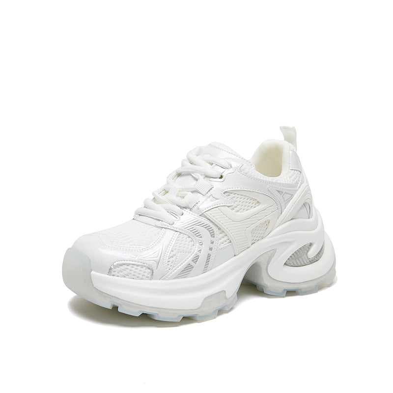 Women's Fashionable Spring Korean Style Thick Bottom Sneakers