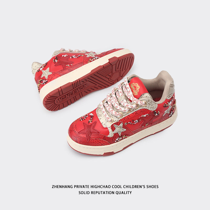 Women's & Men's National Fashion Star Spring Thick Bottom Sneakers
