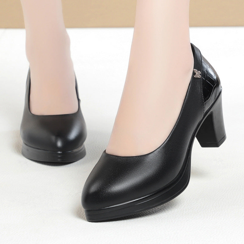 Women's Genuine Model Cheongsam Catwalk High Mother Women's Shoes