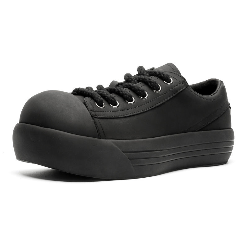 Women's & Men's Bottom Design Mickey Big Head Tide Increased Round Sneakers