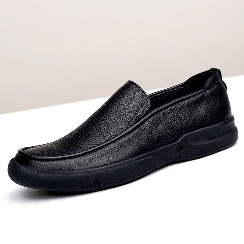 Men's Cattlehide Surface Soft Spring Comfortable Business Summer Leather Shoes