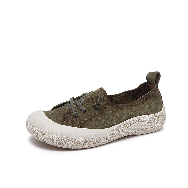 Women's Closed Toe Flat Retro Sports Casual Shoes