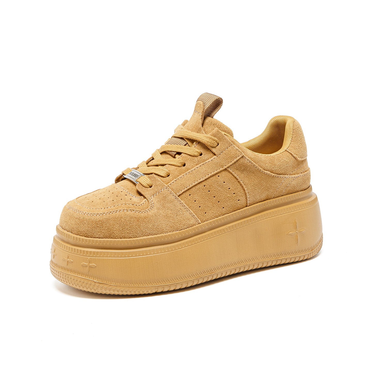 Women's Platform Board Spring Height Increased Lightweight White Women's Casual Shoes