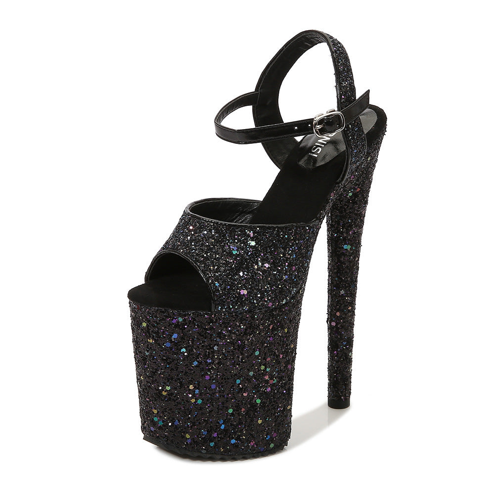 Women's Korean Style Nightclub For Catwalk Platform Plus Sandals