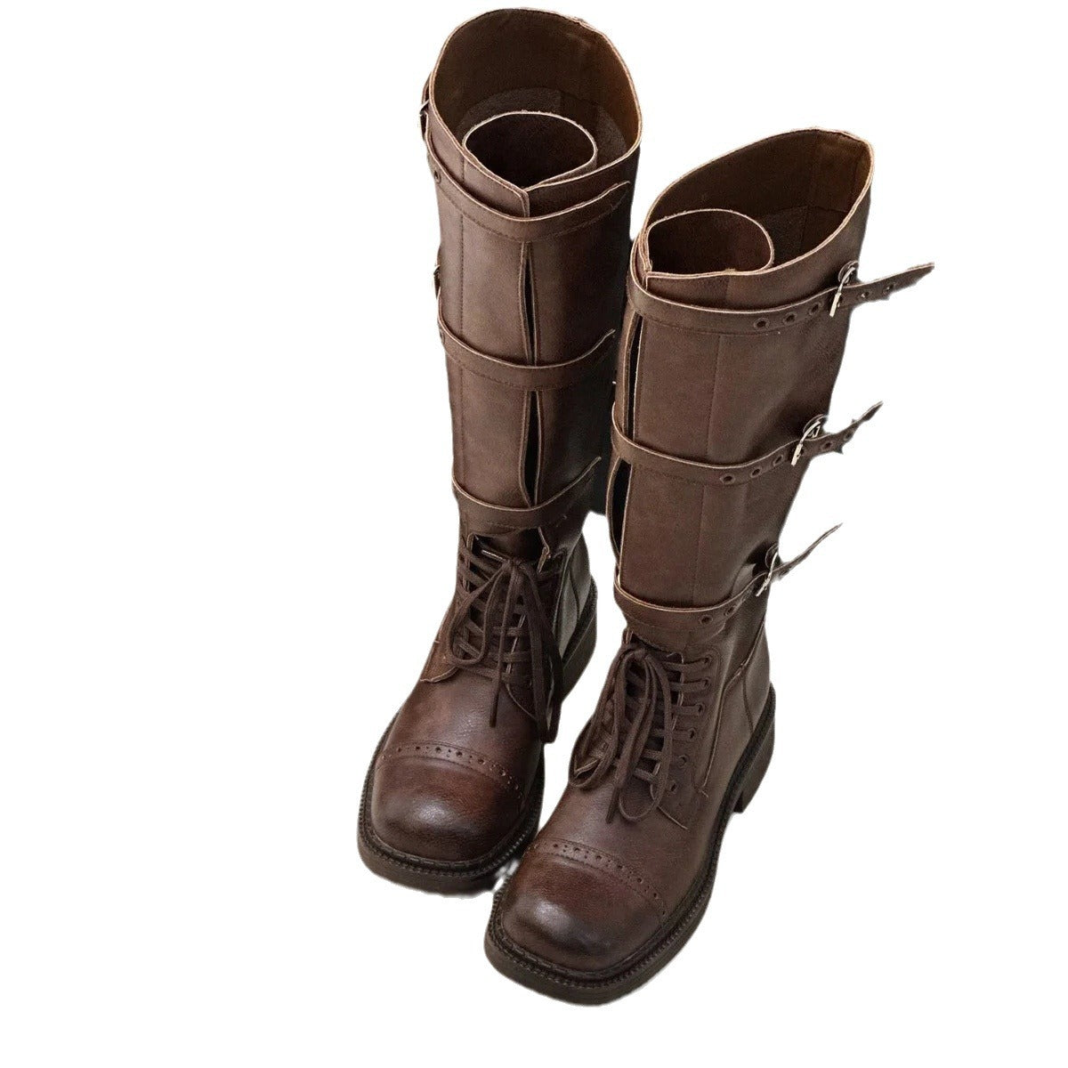 Women's Plus Size Knight Retro British Long Boots