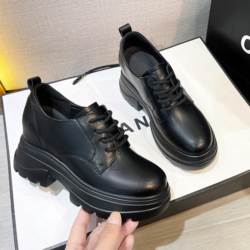 Women's Thick-soled British Cotton Height Increasing Small Commuter Soft Women's Shoes