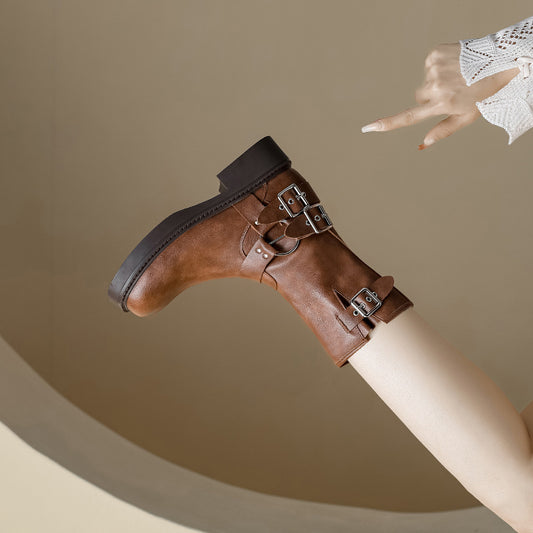 Women's Tube Cher Knee-high Fat Feet Wide Boots