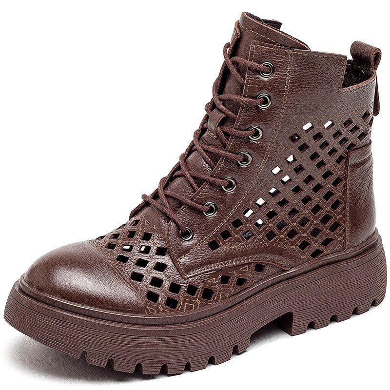 Women's Martens Spring Breathable Full Grain Cowhide Boots