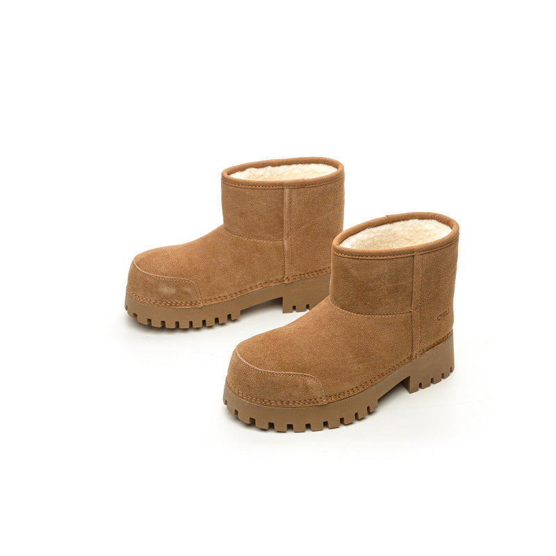 Women's World Trend Winter Thick Bottom Fleece-lined Snow Boots