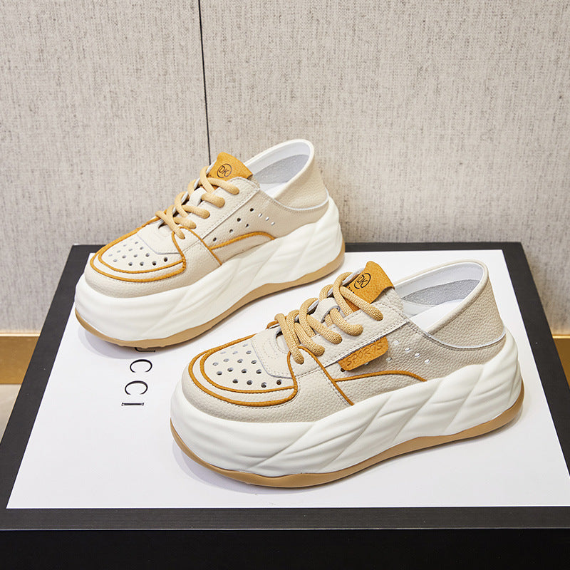 Women's Early Spring Fashionable Sports Versatile Daddy Sneakers