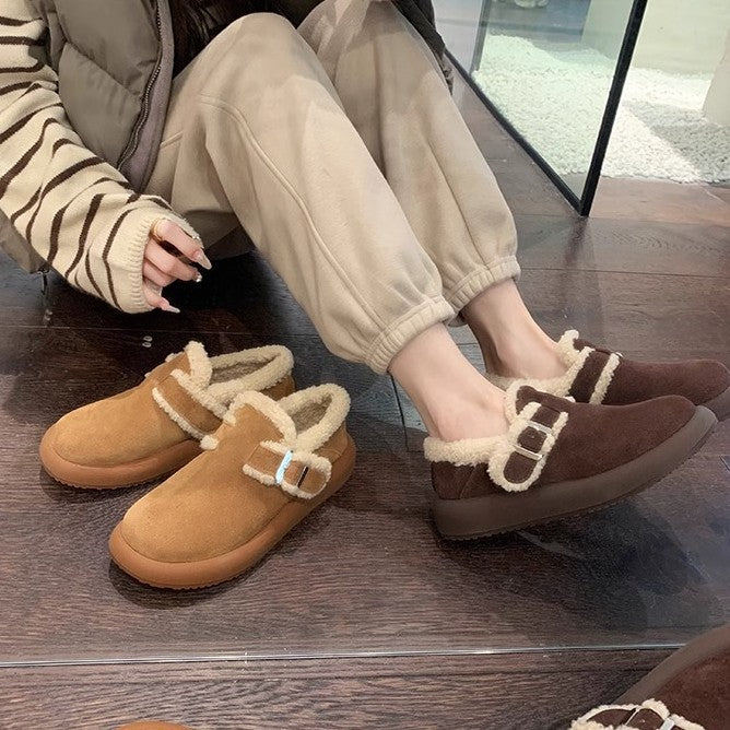 Mom Warm With Veet Platform Cotton Snow Boots
