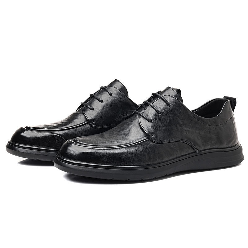 Men's First Layer Cowhide Autumn Business Genuine Leather Shoes
