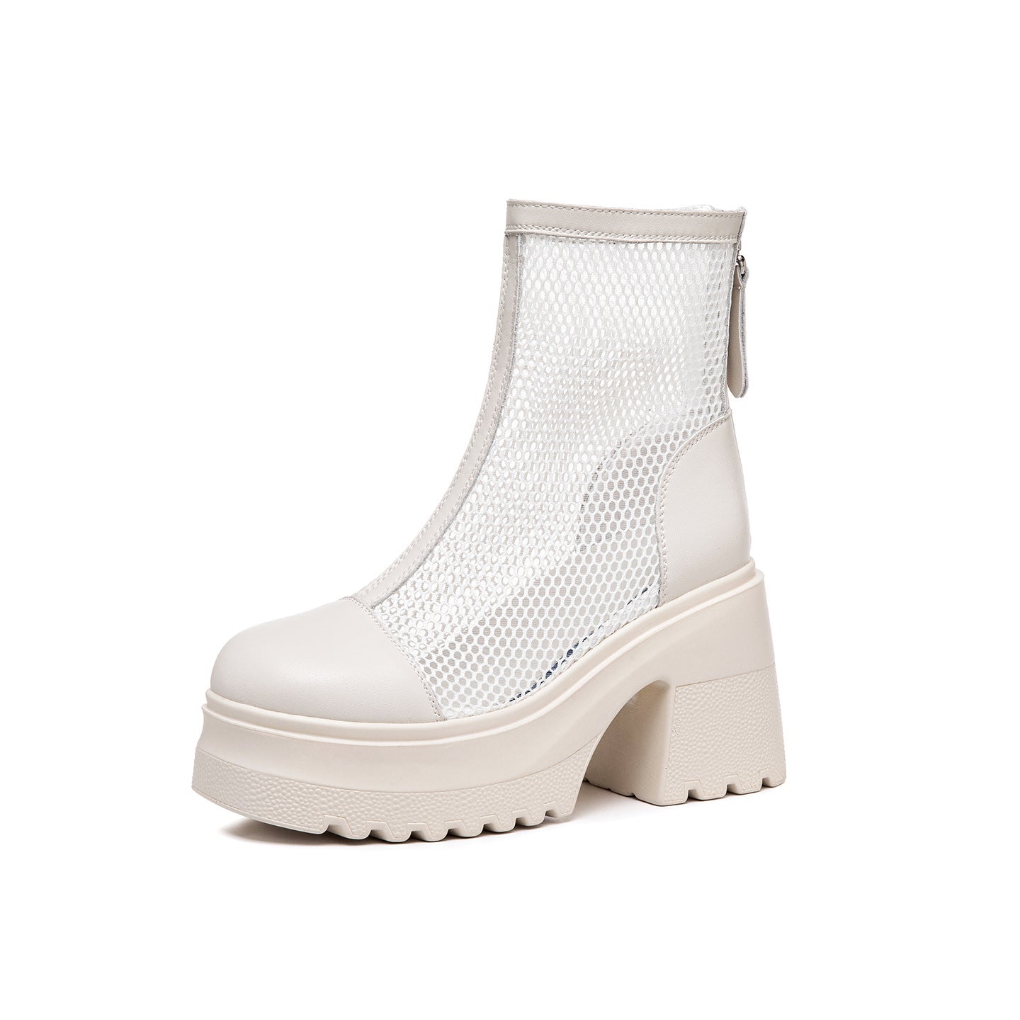 Women's Thin Mesh Breathable Hollow Out High Sandals