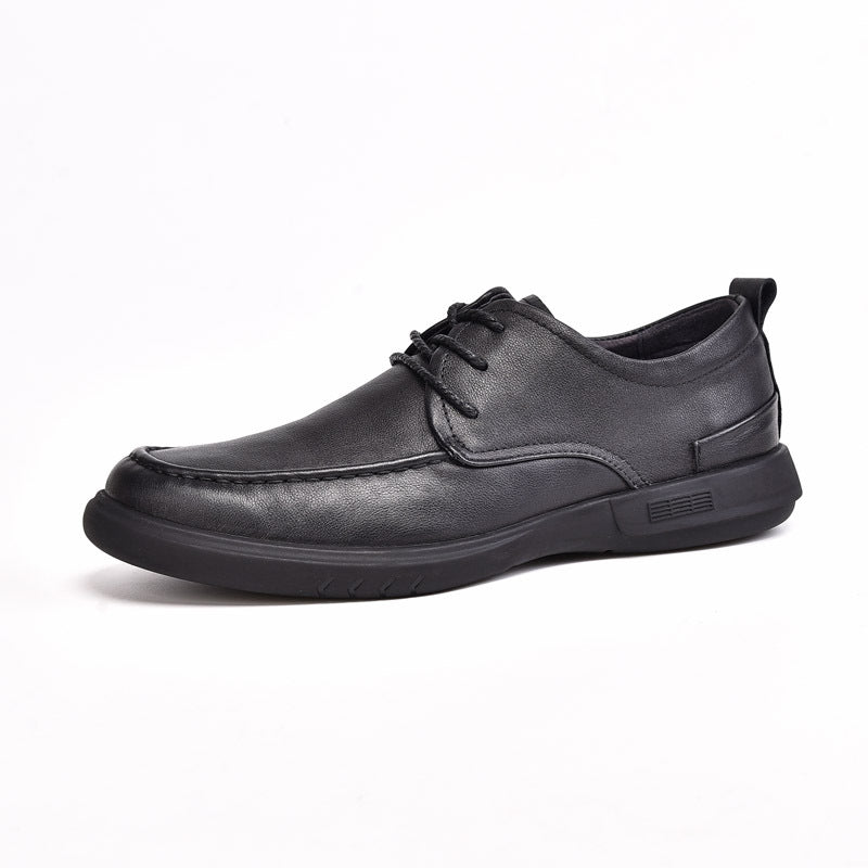 Men's Confidential Delivery Business Formal First Layer Cowhide Casual Shoes