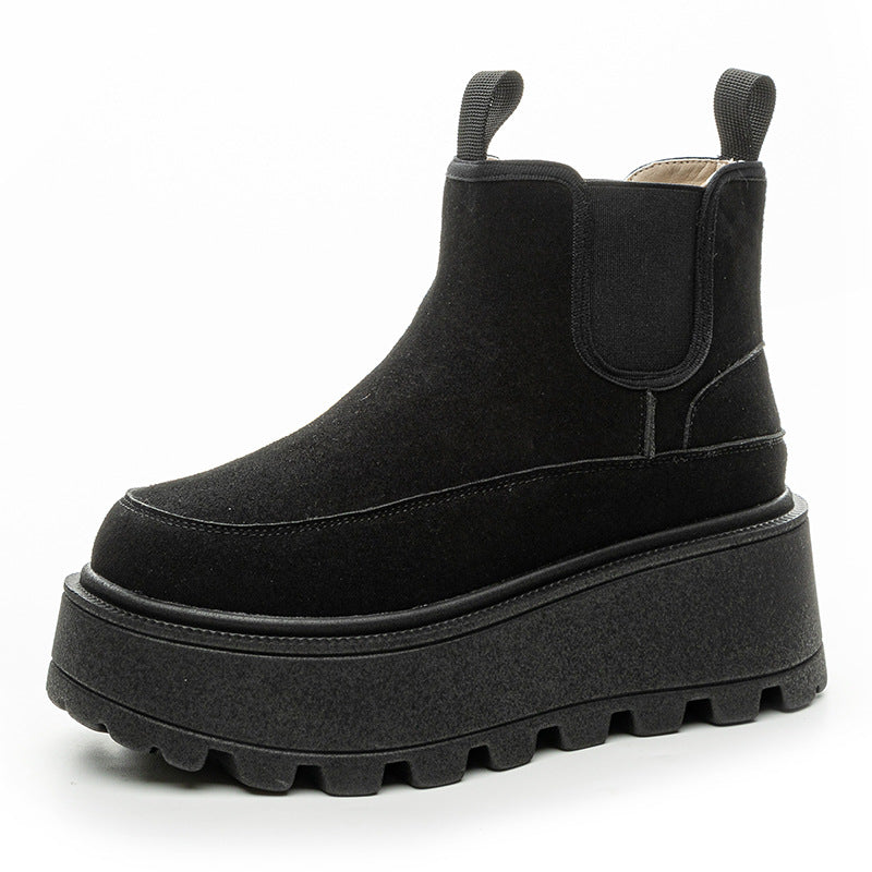 Female Winter Veet Warm Cotton Small Boots