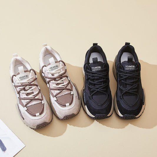 Women's Dad Trendy Autumn Korean Fashion Platform Sneakers