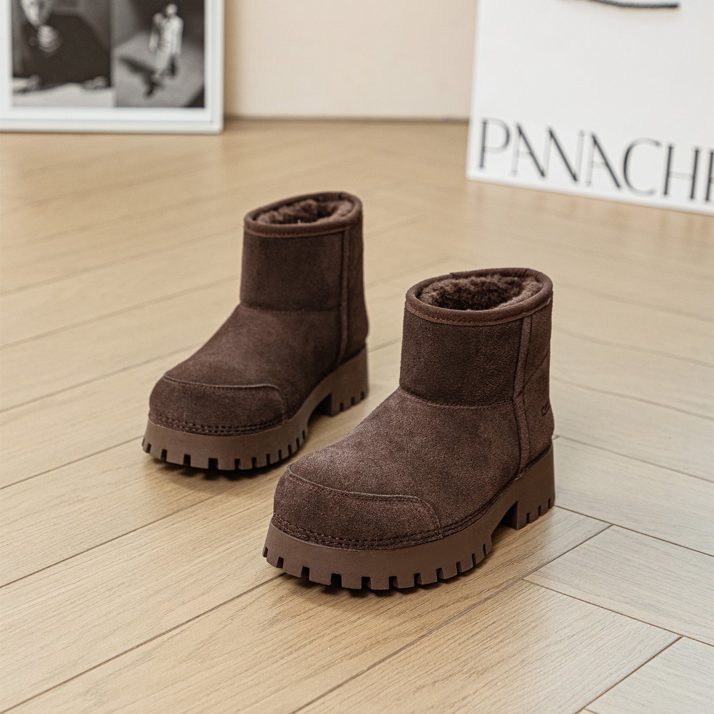 Women's World Trend Winter Thick Bottom Fleece-lined Snow Boots