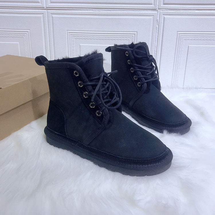 Men's Northeast Martin Outdoor Keep Warm Sheepskin Boots