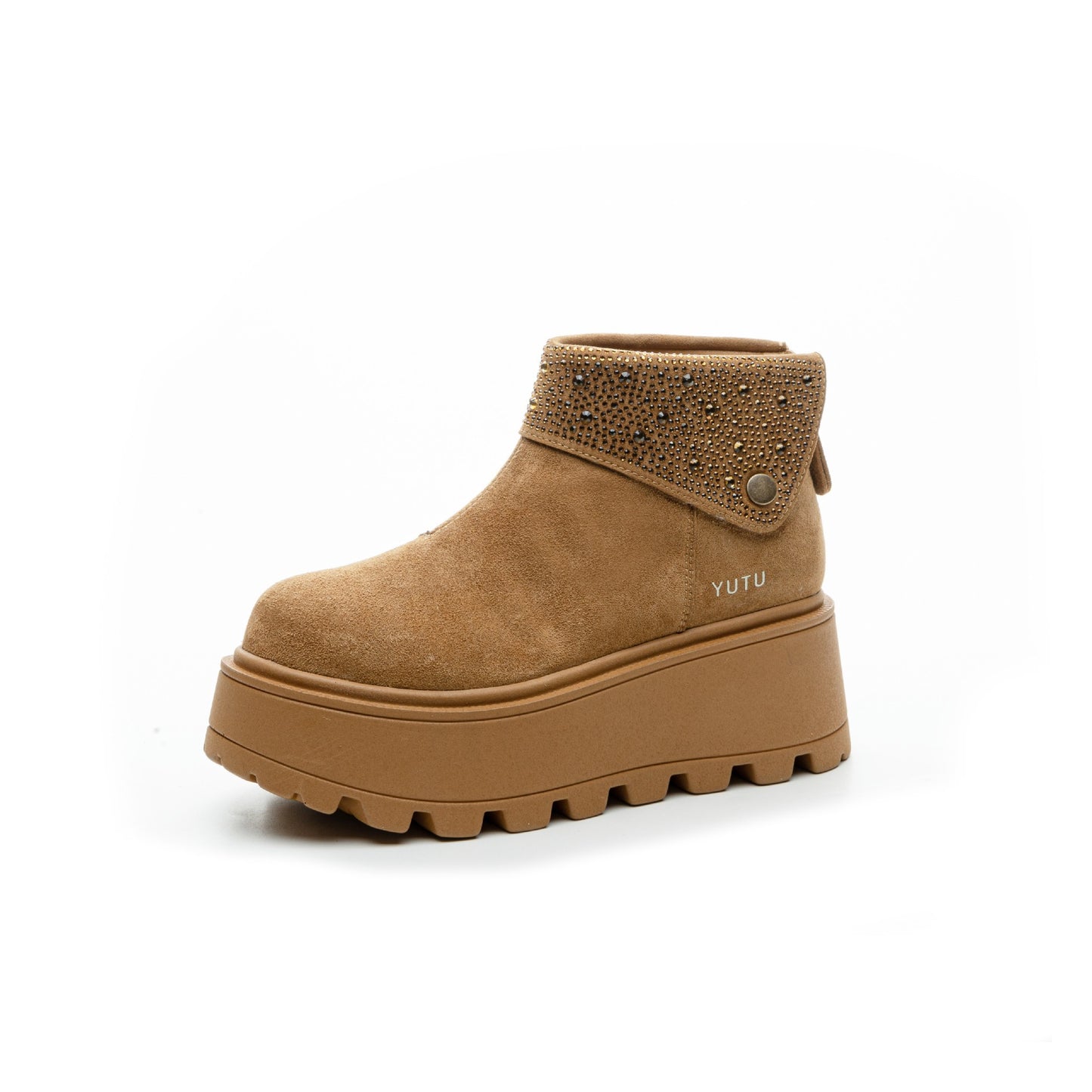 Women's Real With Fleece Lining Sports Cotton Snow Boots
