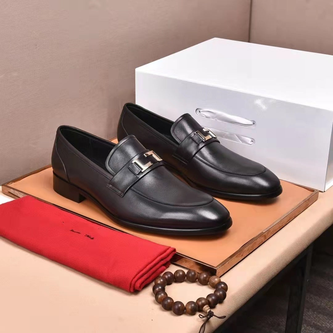 Men's Attractive Business Trend Imported Materials Leather Shoes