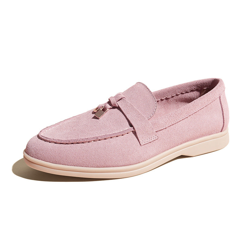 Winter Warm Lovers Fleece-lined One Pedal Loafers