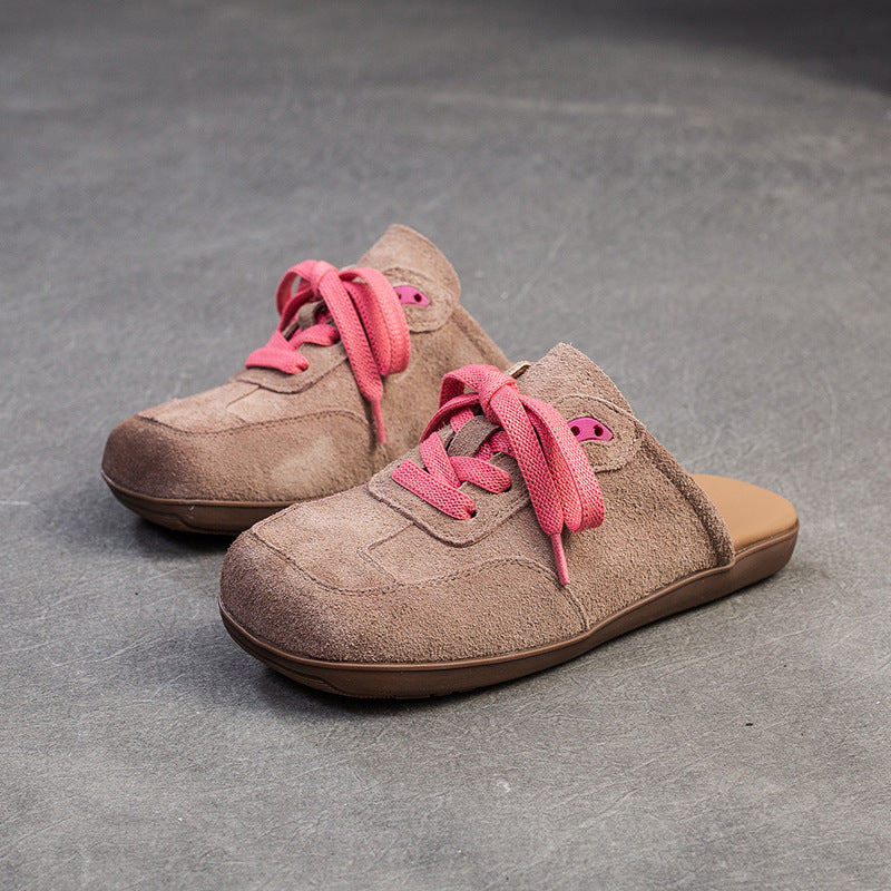 Women's & Men's Retro Flat Bottom Closed Toe Outdoor Sandals