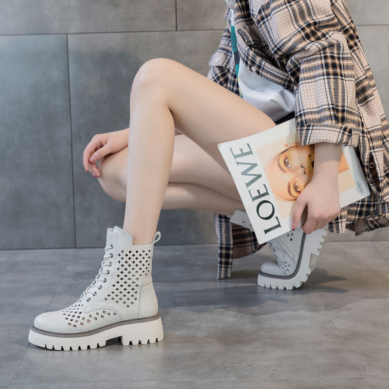 Women's Fashion Hole High-cut Summer Hollowed Thick Sandals