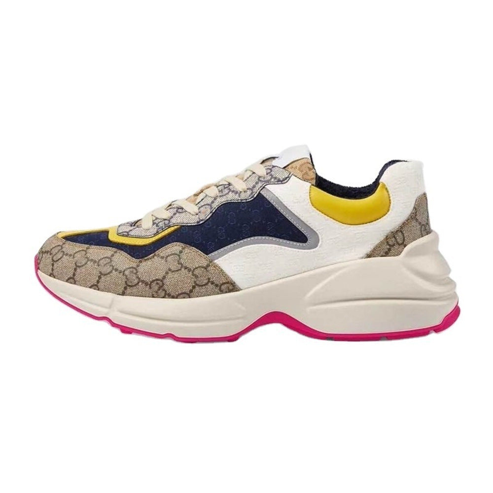 Women's & Men's Version Home Daddy Classic Presbyopic Colorful Blue Bottom Height Casual Shoes