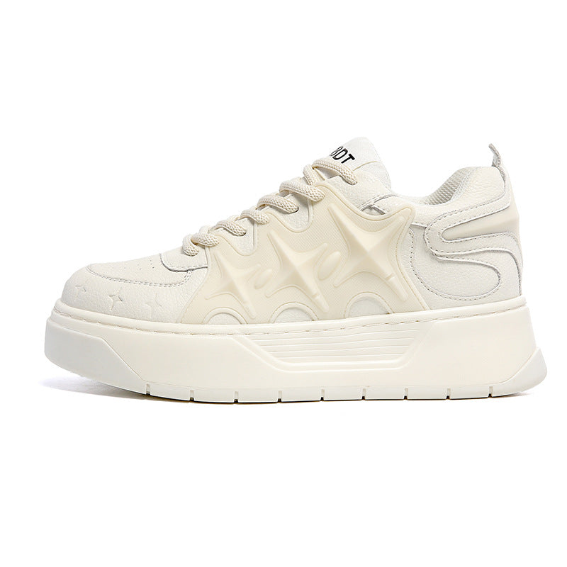 Men's Thick Sole Increased Skateboard National Fashion Sneakers